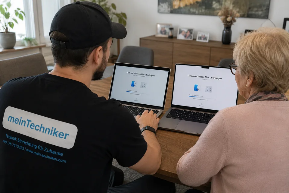 Datenübertragung von einem MacBook auf ein neues