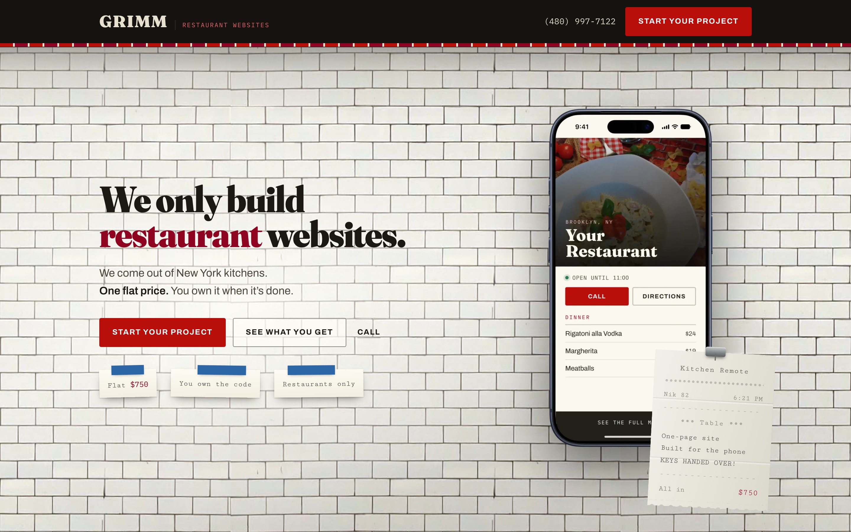 Screenshot Grimm Webdesign 1