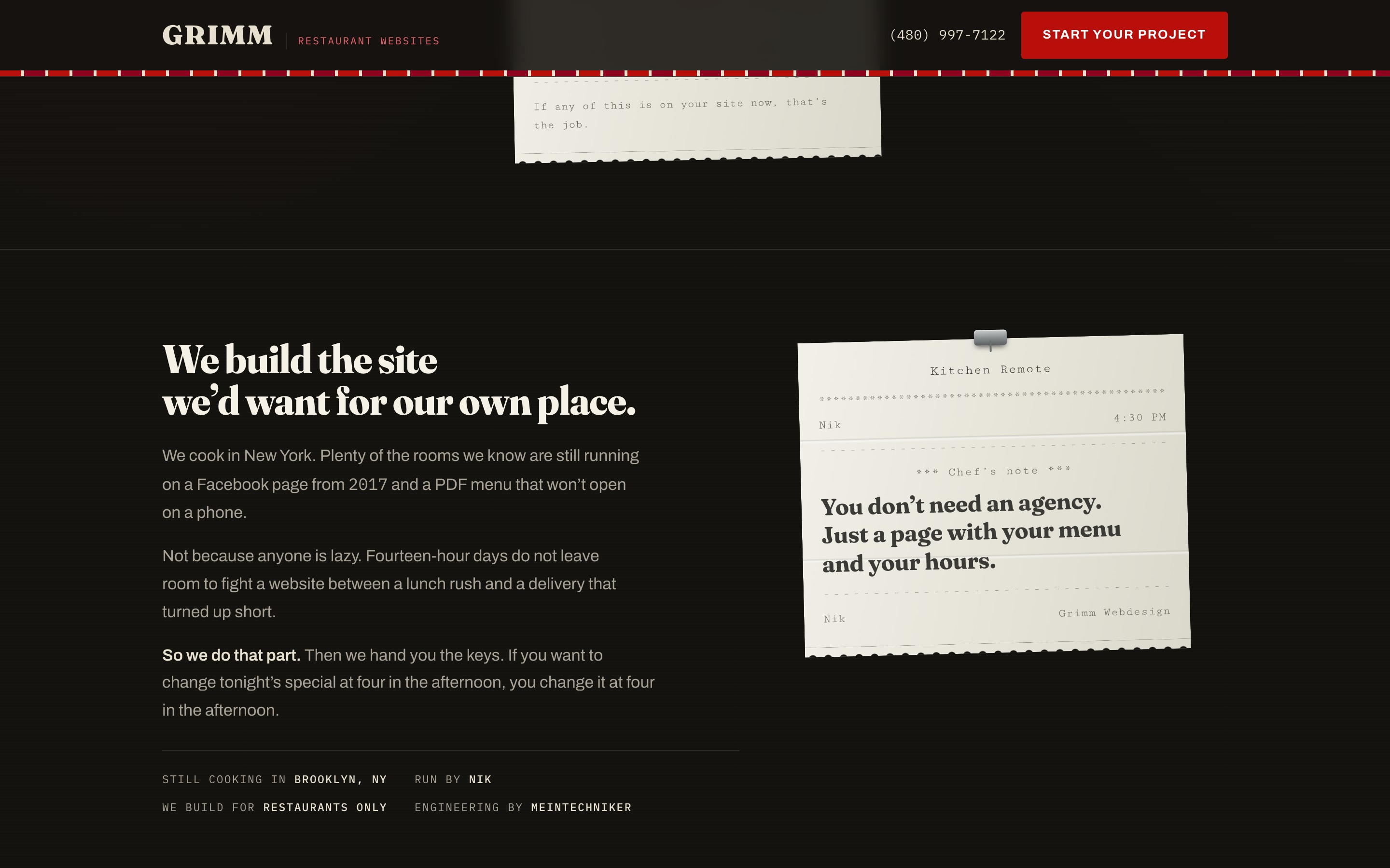 Screenshot Grimm Webdesign 2