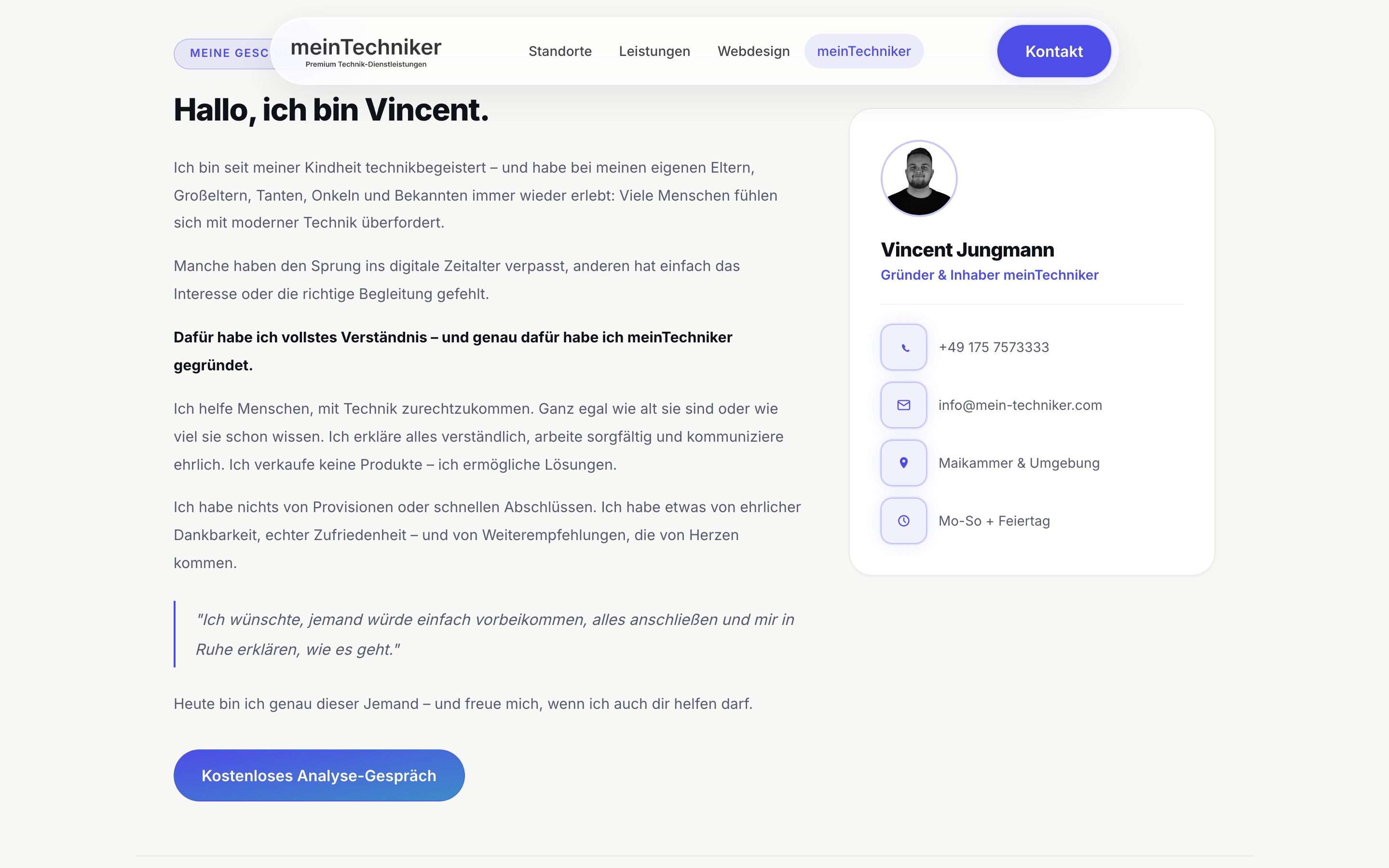 Screenshot meinTechniker 3